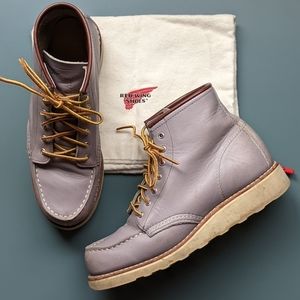 Red Wing Heritage Women's 6-Inch Classic Moc in Granite, Size 7.5